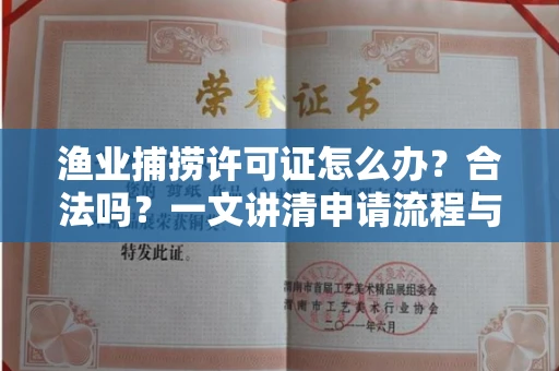 全国渔业捕捞许可证怎么办?合法吗?一文讲清申请流程与合规要点